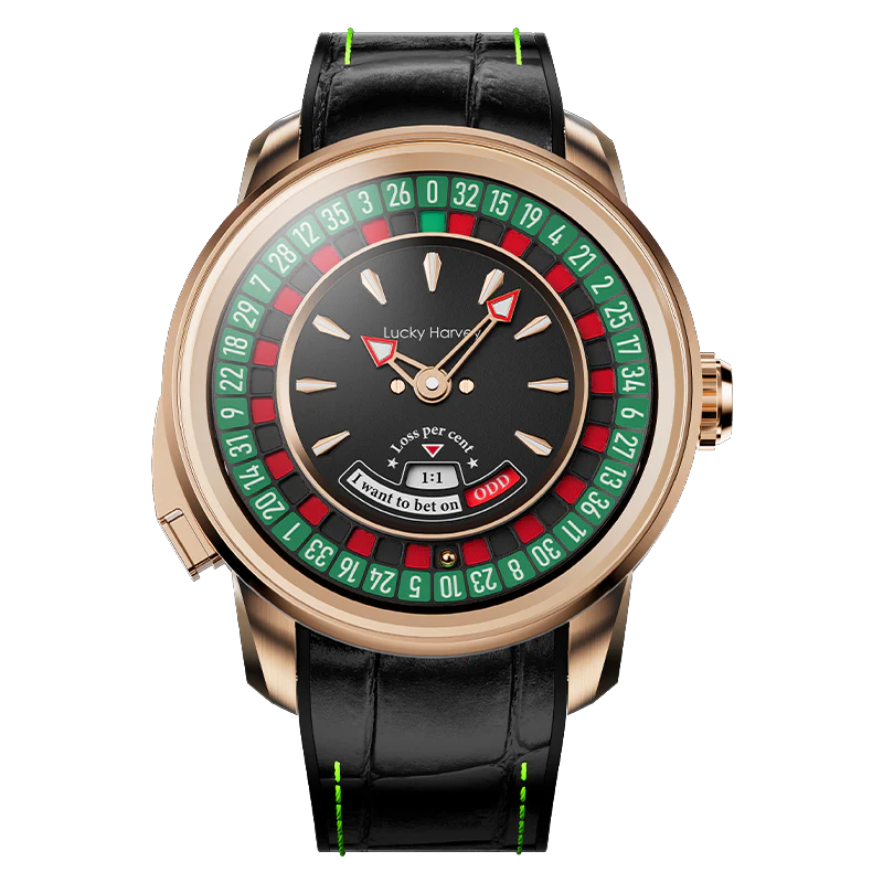 Casino Series Rose Gold European Roulette Automatic Watch