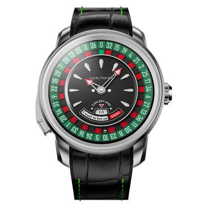 Casino Series Silver European Roulette Automatic Watch