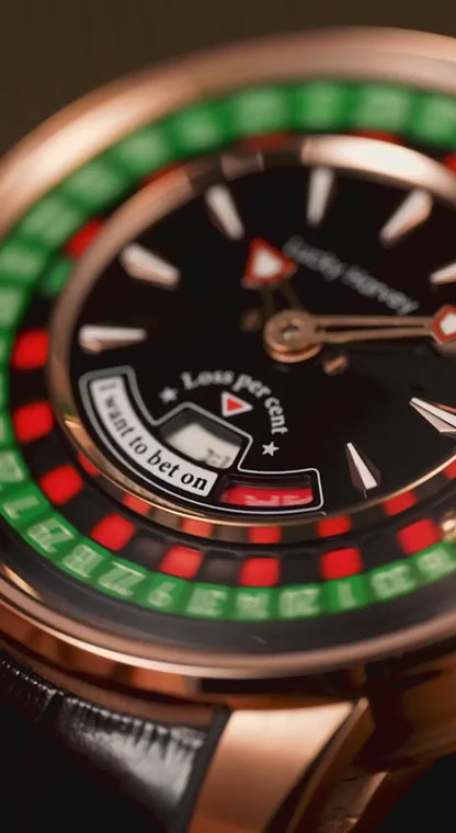Casino Series Rose Gold European Roulette Automatic Watch