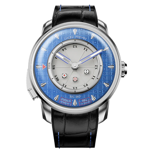 Casino Series Blue Sic Bo Automatic Watch